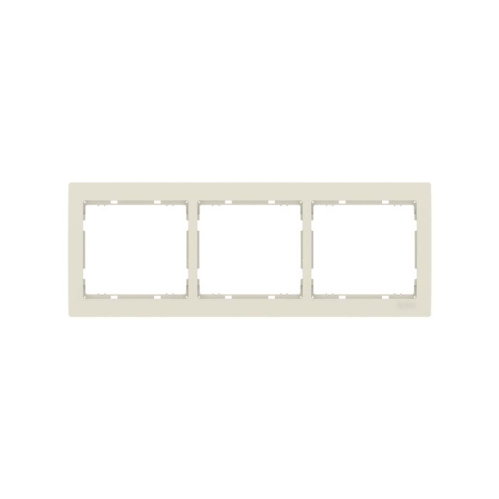 PLAQUE TRIPLE HORIZONTALE JADE BLANC P6330A
